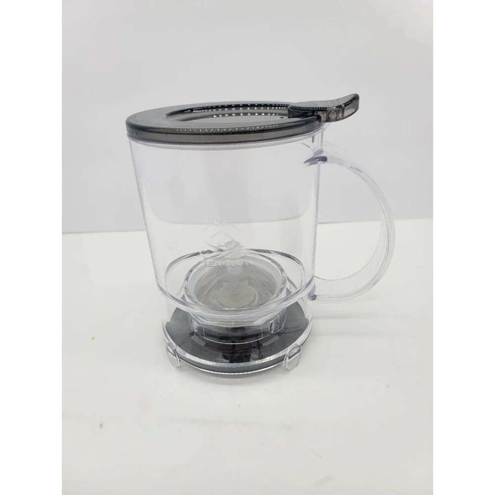 TEAVANA Perfectea Maker SMOKE GRAY Hot Tea Maker 16 oz 2 Cups